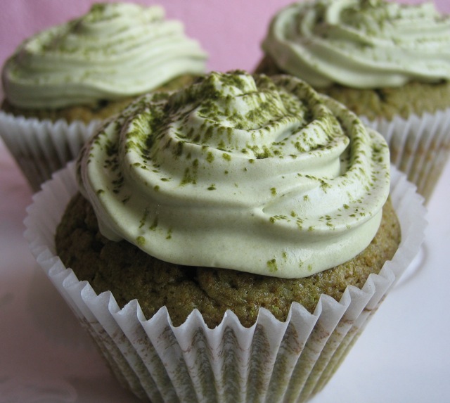 For The Love Of Sweet Things Green Tea Cupcakes